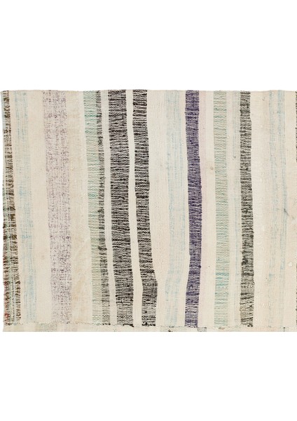 Girit Bej Çizgili Yün Modern Desenli Yün Hav Toz Vermez Leke Tutmayan Salon Yolluk Mutfak El Dokuma Halı fırsatları