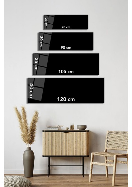 Orman Yeşillikleri Yansıması Panoramik Cam Tablo, Darbelere Dayanıklı Kırılmaz Cam, Hediyelik modelleri