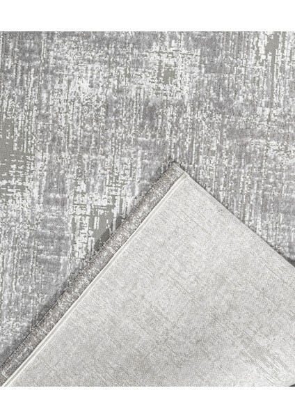 Fern Modern Gri Akrilik Dikdörtgen Modern Desenli Akrilik Hav Vermeyen Leke Tutmayan Kolay Temizlenen Yumuşak Makine Salon Yolluk Mutfak Halı modelleri