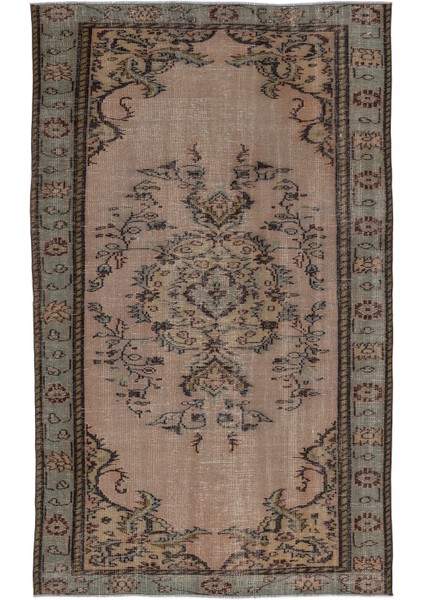 Atina Kırmızı Eskitme Yün Modern Desenli Yün Hav Toz Vermez Leke Tutmayan Salon Yolluk Mutfak El Dokuma Halı