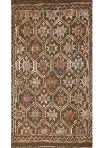 Kavala Kırmızı Göbekli Yün Modern Desenli Yün Hav Toz Vermez Leke Tutmayan Salon Yolluk Mutfak El Dokuma Halı