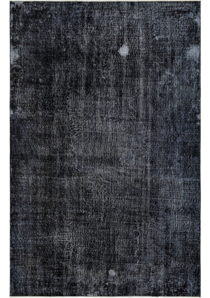 Atina Gri Eskitme Yün Modern Desenli Yün Hav Toz Vermez Leke Tutmayan Salon Yolluk Mutfak El Dokuma Halı