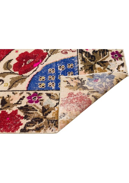 Iskece Kırmızı Eskitme Yün Modern Desenli Yün Hav Toz Vermez Leke Tutmayan Salon Yolluk Mutfak El Dokuma Halı fiyatları