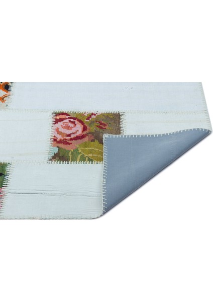 Teselya Pembe Patchwork Yün Modern Desenli Yün Hav Toz Vermez Leke Tutmayan Salon Yolluk Mutfak El Dokuma Halı fiyatları