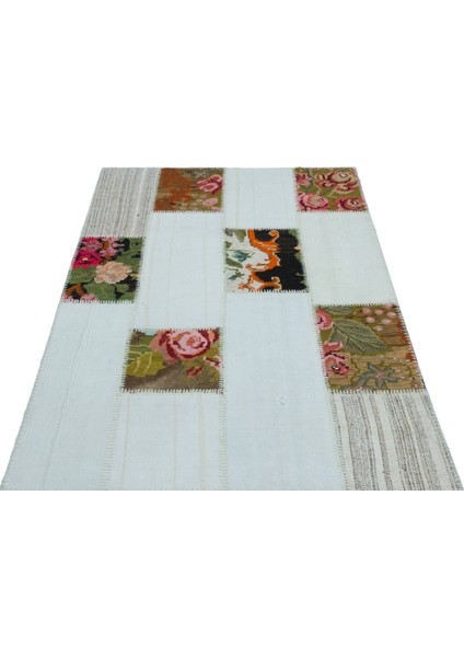 Teselya Pembe Patchwork Yün Modern Desenli Yün Hav Toz Vermez Leke Tutmayan Salon Yolluk Mutfak El Dokuma Halı modelleri