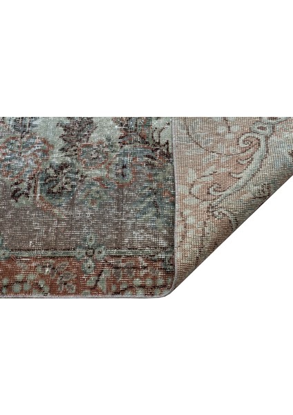 Yeşil Patchwork Etnik Modern Desenli Yün Hav Toz Vermez Leke Tutmayan Salon Yolluk Mutfak El Dokuma Halı fiyatları