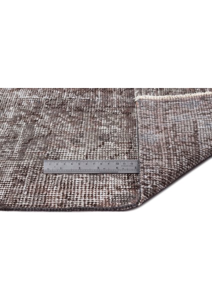 Vintage Kahverengi Göbekli Yün Modern Desenli Yün Hav Toz Vermez Leke Tutmayan Salon Yolluk Mutfak El Dokuma Halı indirimleri