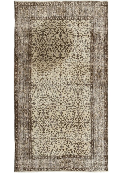 Teselya Gri Patchwork Yün Modern Desenli Yün Hav Toz Vermez Leke Tutmayan Salon Yolluk Mutfak El Dokuma Halı