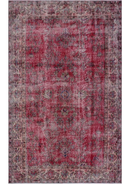 Atina Turkuaz Eskitme Yün Modern Desenli Yün Hav Toz Vermez Leke Tutmayan Salon Yolluk Mutfak El Dokuma Halı