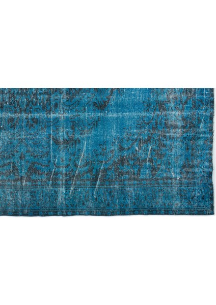 Atina Turkuaz Eskitme Yün Modern Desenli Yün Hav Toz Vermez Leke Tutmayan Salon Yolluk Mutfak El Dokuma Halı modelleri