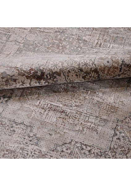 Klasik Kahverengi Viskon Dikdörtgen Modern Desenli Akrilik Hav Vermeyen Leke Tutmayan Kolay Temizlenen Yumuşak Makine Salon Yolluk Mutfak Halı fırsatları