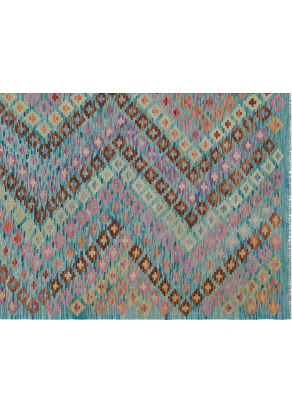 Atina Turkuaz Eskitme Yün Modern Desenli Yün Hav Toz Vermez Leke Tutmayan Salon Yolluk Mutfak El Dokuma Halı modelleri