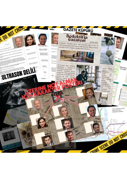 Dedektifa Mafya Davası, Suçluyu Bulma, Suçlu Kim, Çözülemeyen Zor Davalar, Dedektif Oyunu, Dedektiflik Oyunu, Cinayet Oyunu, Aile Kutu Oyunu fiyatları