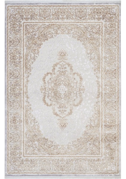 Klasik Gold Akrilik Dikdörtgen Modern Desenli Akrilik Hav Vermeyen Leke Tutmayan Kolay Temizlenen Yumuşak Makine Salon Yolluk Mutfak Halı