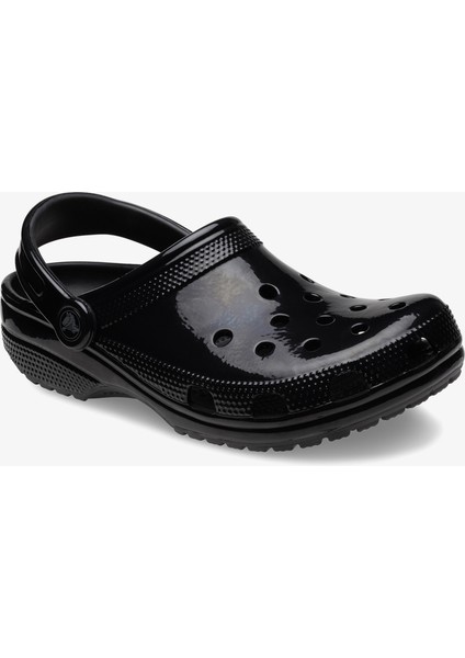 Classic High Shine Clog Kadın Siyah TERLIK.001