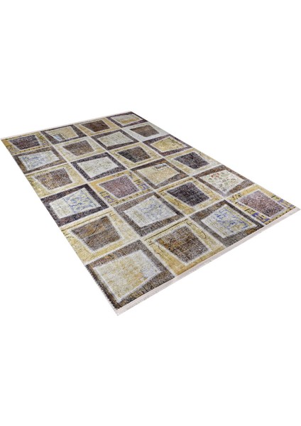 Guangzhou Yeşil Patchwork Etnik Modern Desenli Makinada Yıkanabilir Hav Toz Vermez Leke Tutmayan Kaymaz Taban Dijital Makine Baskı Salon Yolluk Mutfak Halı fiyatları