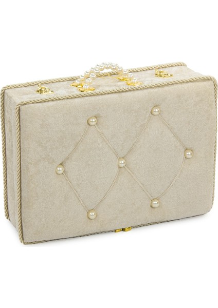 Söz Nişan Düğün Çeyizlik Kadife Gelin Bohça Sandık - Gold fiyatları