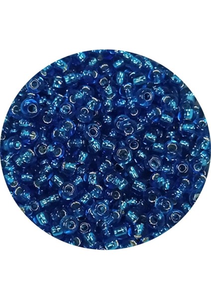 Dökme Cam Kum Boncuk (11/0) 2 mm - 20 Gram - Şeffaf Mavi - BNC007 fiyatları
