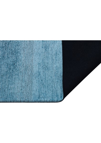 Swetha Mavi Düz Etnik Modern Desenli Pamuk Hav Vermeyen Leke Tutmayan Kolay Temizlenen Yumuşak Makine Salon Yolluk Mutfak Halı fırsatları