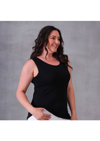 Kadın Büyük Beden Kalın Askılı Likralı Viskon Body fırsatları