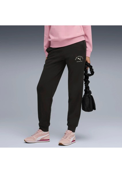 Kadın Siyah Puma Puma Class Sweatpants Siyah Kadın Eşofman Altı