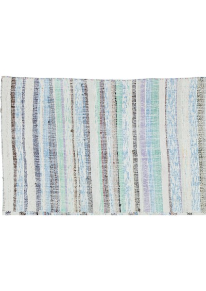 Atina Mavi Eskitme Yün Modern Desenli Yün Hav Toz Vermez Leke Tutmayan Salon Yolluk Mutfak El Dokuma Halı indirimleri