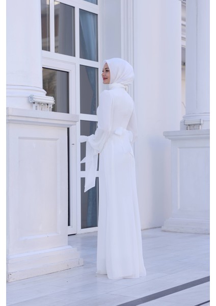 Tesettür Abiye Firuze modelleri