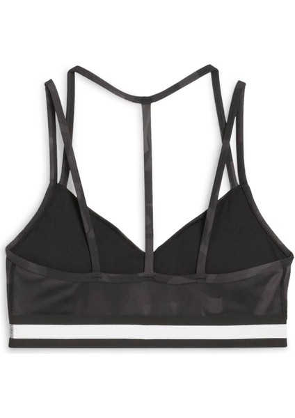 Kadın Siyah Puma Floral Rıbbon Bra - Low Siyah Kadın Sporcu Sütyeni fırsatları