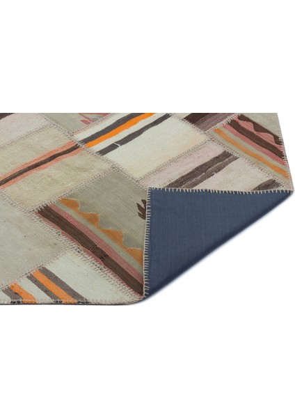Teselya Mor Patchwork Yün Modern Desenli Yün Hav Toz Vermez Leke Tutmayan Salon Yolluk Mutfak El Dokuma Halı fiyatları