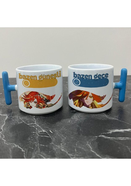 Genshin Impact Mavuika Kupa Bardak - Genshin Impact Güneşli Gece Serisi