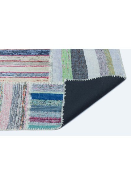 Iskece Yeşil Eskitme Yün Modern Desenli Yün Hav Toz Vermez Leke Tutmayan Salon Yolluk Mutfak El Dokuma Halı fiyatları