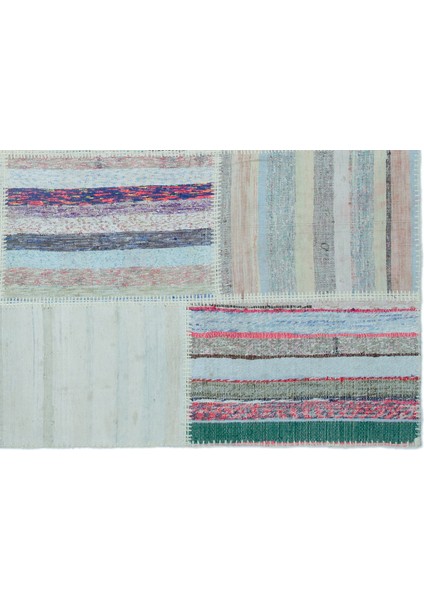 Iskece Yeşil Eskitme Yün Modern Desenli Yün Hav Toz Vermez Leke Tutmayan Salon Yolluk Mutfak El Dokuma Halı fırsatları