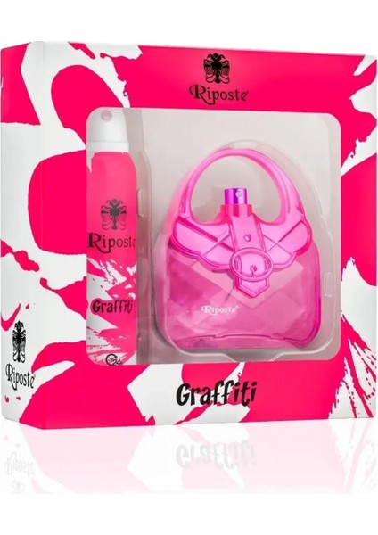 Riposte Kadın Parfüm & Deodorant Seti Graffiti For Women 110 ml