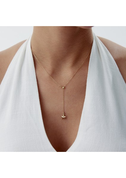 Yıldız Sallantılı Kolye