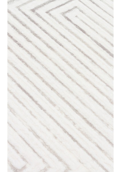 Indus Gri Geometrik Etnik Modern Desenli Akrilik Hav Vermeyen Leke Tutmayan Kolay Temizlenen Yumuşak Makine Salon Yolluk Mutfak Halı indirimleri