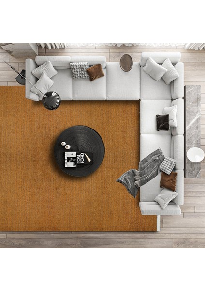 Bakır Düz Etnik Modern Desenli Pamuk Makinada Yıkanabilir Hav Toz Vermez Leke Tutmayan Kaymaz Taban Dijital Makine Baskı Salon Yolluk Mutfak Halı modelleri