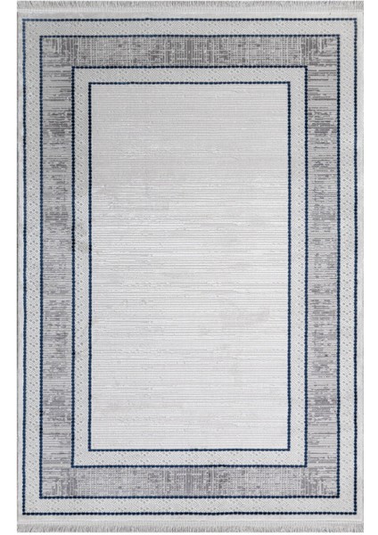 Uliana Çerçeveli Gri Viskon Dikdörtgen Modern Desenli Akrilik Hav Vermeyen Leke Tutmayan Kolay Temizlenen Yumuşak Makine Salon Yolluk Mutfak Halı fiyatları