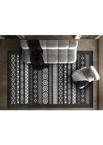 Geometrik Kırmızı Pamuk Dikdörtgen Modern Desenli Pamuk Makinada Yıkanabilir Hav Toz Vermez Leke Tutmayan Kaymaz Taban Dijital Makine Baskı Salon Yolluk Mutfak Halı fiyatları