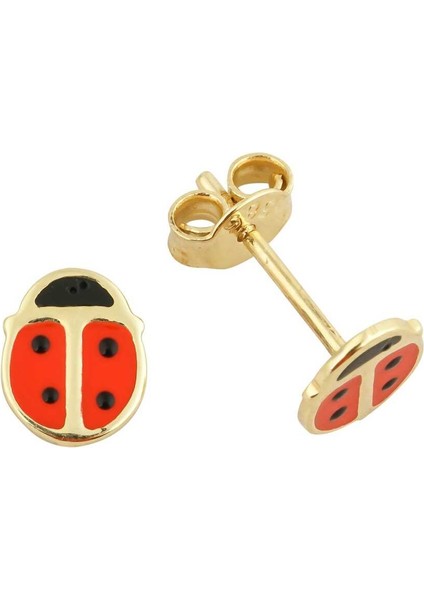 Uğur Böceği Çocuk Küpe