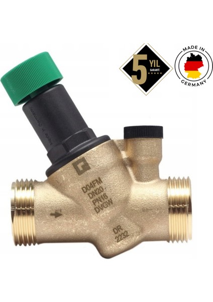 Braukmann 3/4" Su Basınç Düşürücü Vana D04FM-3/4A (Honeywell)