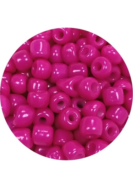 Dökme Cam Kum Boncuk Büyük Boy (6/0) 4 mm - 20 Gram - Açık Mor - BNC094 fiyatları