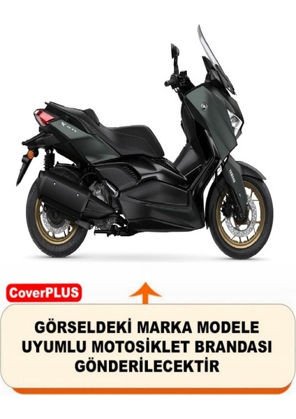Reflektörlü Siyah Turuncu Dikişli Yamaha Xmax 300 Tech Max Pro Arka Çanta Uyumlu Branda Motosiket Brandası Motor Örtüsü Çadır Su Geçirmez Motosiklet Kılıfı Motor Brandası fiyatları