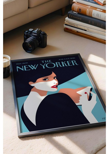 The New Yorker Çerçeveli Tablo June 6 2016 - Face-Time Tablosu fiyatları
