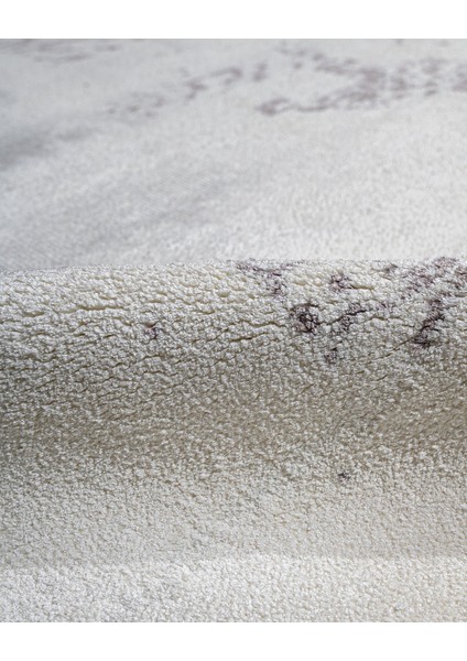 Göbekli Krem Viskon Dikdörtgen Modern Desenli Akrilik Hav Vermeyen Leke Tutmayan Kolay Temizlenen Yumuşak Makine Salon Yolluk Mutfak Halı modelleri