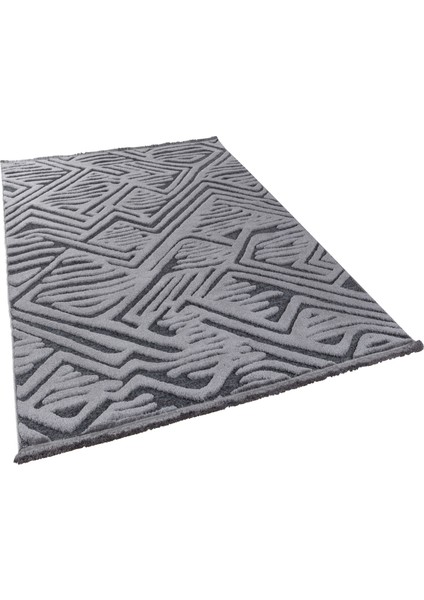 Axton Antrasit Modern Etnik Desenli Hav Vermeyen Leke Tutmayan Kolay Temizlenen Yumuşak Makine Salon Yolluk Mutfak Halı fiyatları