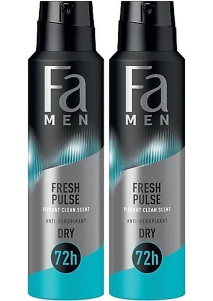 Men Fresh Pulse 72 Saatlik Koruma 150 ml x 5 Adet