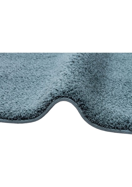 Arnoldstein Mavi Shaggy Etnik Modern Desenli Pamuk Hav Vermeyen Leke Tutmayan Kolay Temizlenen Yumuşak Makine Salon Yolluk Mutfak Halı fiyatları