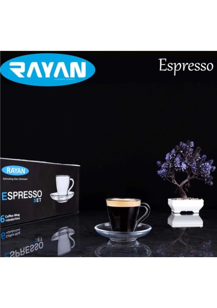 Rayan 6'lı Espresso Bardak Seti