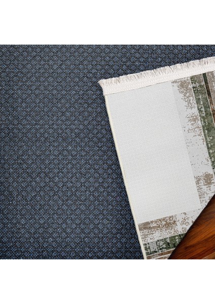 Çerçeveli Bej Pamuk Dikdörtgen Modern Desenli Pamuk Makinada Yıkanabilir Hav Toz Vermez Leke Tutmayan Kaymaz Taban Dijital Makine Baskı Salon Yolluk Mutfak Halı indirimleri