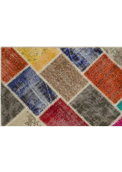 Atina Yeşil Çerçeveli Yün Modern Desenli Yün Hav Toz Vermez Leke Tutmayan Salon Yolluk Mutfak El Dokuma Halı fırsatları